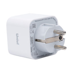 USH-A101 1G/WF WHITE Умная розетка Wi-Fi. 16A. До 3680Вт. Голосовое управление+приложение UnielSmart. TM Uniel - Volpe фото 3