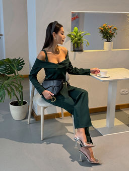 Брюки AURA 4164-170 изумруд