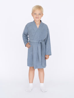 Халат детский серый