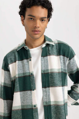 Рубашка Lumberjack с длинным рукавом в клетку обычного кроя - Defacto фото 4