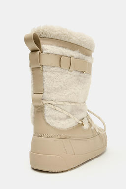 SHEARLING EFFECT ANKLE BOOTS SKI COLLECTION - Zara фото 14