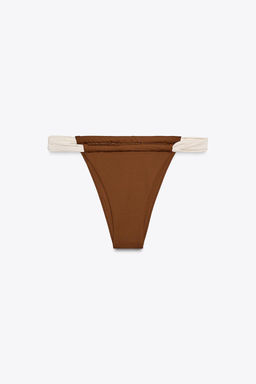 TIE-SIDE BIKINI BOTTOMS - Zara фото 4