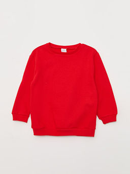 Bisiklet Yaka Uzun Kollu Bask?l? Erkek Bebek Sweatshirt 2li - Waikiki фото 3