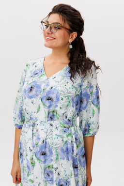 Платье ANELLI 1605 льняное утро  фото 10