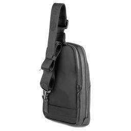 Мужская кожаная сумка-слинг - Barcelo biagi фото 3