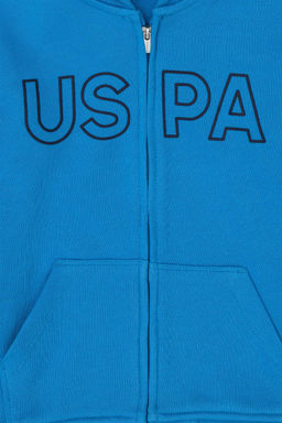 U. S. Polo Assn / Базовый свитшот для мальчика кобальтово-синего цвета - U.s. polo assn фото 3