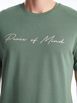 Bisiklet Yaka K?sa Kollu Bask?l? Pike Erkek Ti??rt