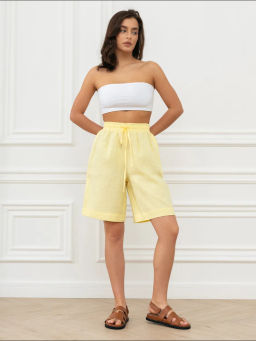 Шорты женские Лён-2 Светло-голубой - Modamica фото 27