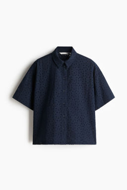 Camisa con bordado ingl?s