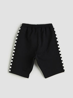 Beli Lastikli Sonic Bask?l? Erkek ?ocuk ?ort