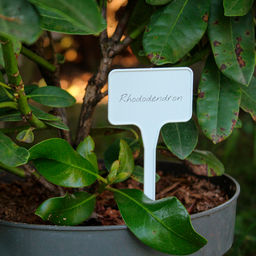 Табличка садовая для маркировки растений 5,5х3,5х15см, полипропилен, белый (Беларусь) - Домашняя мода фото 3