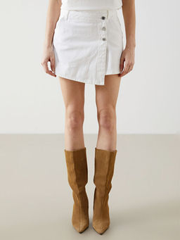 Standart Fit Kad?n Jean ?ort Etek