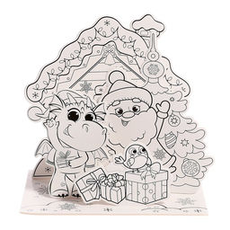 Набор для творчества 3 в 1 3D-раскраска. Весёлый праздник - Zabiaka фото 4