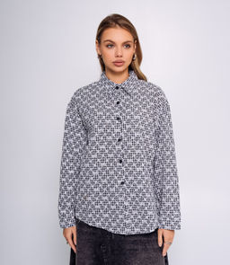 Рубашка #КТ956 (1), чёрный