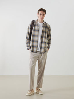 Regular Fit Uzun Kollu Ekose Erkek Oduncu G?mlek