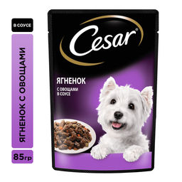Паучи для взрослых собак, с ягненком и овощами в соусе, 85г 10222813