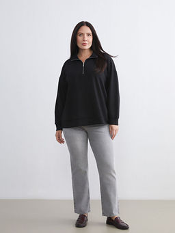 Mom Fit Kad?n Jean Pantolon