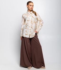 Рубашка #КТ089, бежевый - Dommod фото 4