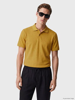 Polo Yaka ?izgili Erkek Ti??rt