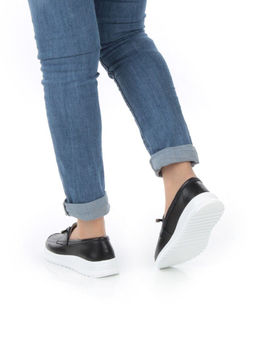 03-ZL-8861-1 BLACK Полуботинки женские (натуральная кожа)