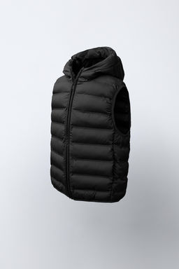 CHALECO ULTRALIGERO CAPUCHA WATER REPELLENT / Negro - Zara фото 2
