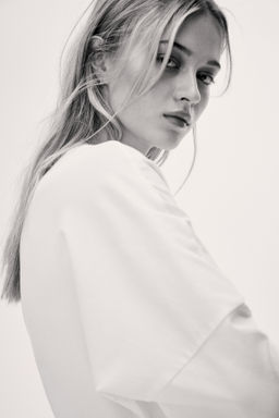 Top de manga larga en algod?n - H&m фото 5