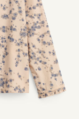 LIMITED EDITION FLORAL MICRO CORDUROY SHIRT - Zara фото 8