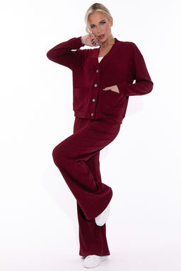 Костюм Модная осень (бордовый) - Эльза фото 3