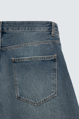 JEANS RELAXED BARREL FIT / Azul / Verde - Zara фото 10