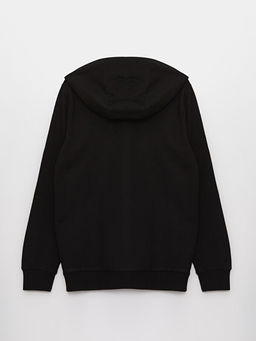 Kap??onlu Basic Uzun Kollu K?z ?ocuk Fermuarl? Sweatshirt - Waikiki фото 2