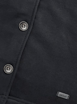 Толстовка на пуговицах 22-0235 черный - Mini maxi фото 4