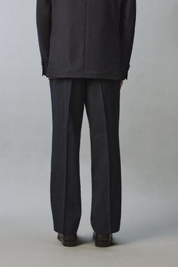 PANTAL?N PLIEGUES RELAXED FIT LINO - LANA / Marino - Zara фото 3