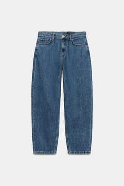 JEANS ZW COLLECTION TAPERED TIRO MEDIO / Azul