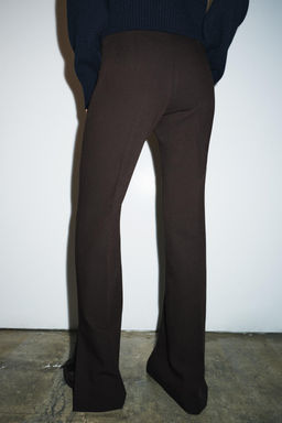 FLARE TROUSERS WITH VENTS ZW COLLECTION - Zara фото 3
