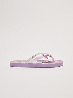 Minnie Mouse Lisansl? K?z ?ocuk Parmak Aras? Plaj Terli?i - Waikiki фото 2