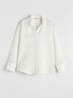 ?izgili Oversize Kad?n G?mlek