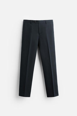 LINEN - COTTON SUIT TROUSERS - Zara фото 6