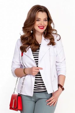 Куртка TEZA 1238 белый