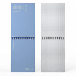 Цена за 5 шт. Блокнот с пластиковой обложкой на спирали ErichKrause Symbol, голубой, A6, 80 листов, клетка  фото 3