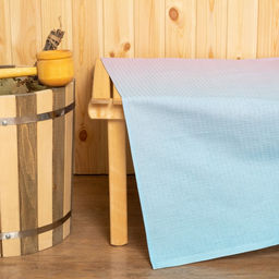 Простыня вафельная для бани Экономь и Я Малибу 150х180 см, 100% хлопок, 200 г/м2