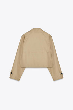 SHORT DOUBLE-BREASTED JACKET - Zara фото 6