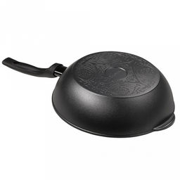 Сотейник с антипригарным покрытием д24см "Классик", h8,2см, s0,4см, ручка из термостойкого пластика (Россия)