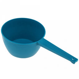 Ковш пластмассовый 1л, д15см, h8см, хозяйственный, усиленный, ударопрочный, полипропилен, цвета микс (Россия)