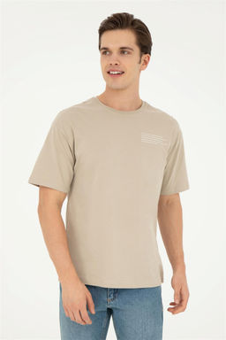 Мужская футболка светло-хаки - U.s. polo assn фото 3