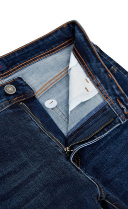 Джинсы F121-0159S d.blue - Fine joyce фото 2