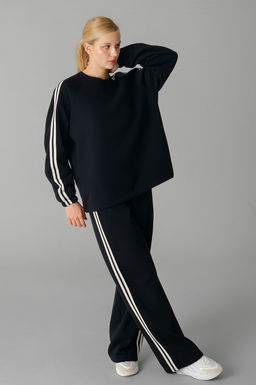 Арт. 2918 Костюм женский с начесом 46-54 (5 шт) Цвет:черный