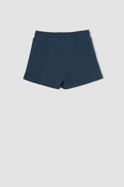 Шорты на бретельках в рубчик для девочек - Defacto фото 9