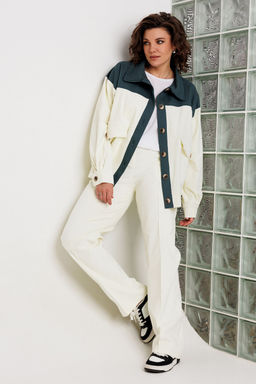 Бомбер BegiModa 2018 молочный  фото 3