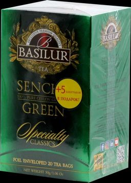 BASILUR. Избранная классика. Sencha карт.пачка, 25 пак.