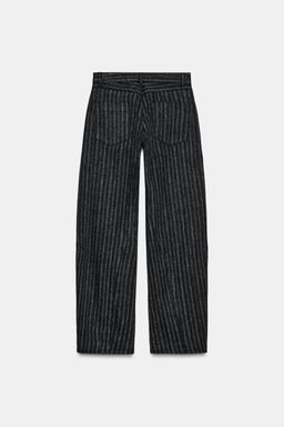 ZW COLLECTION STRIPED BALLOON TROUSERS - Zara фото 10